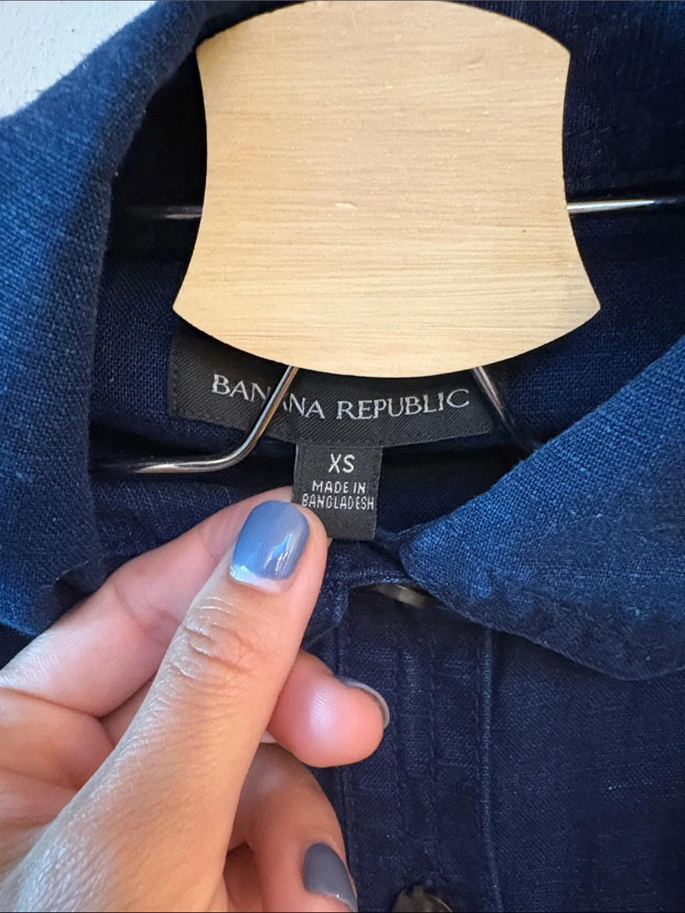 Banana Republic XS Denim Jumpsuit with Tie Waist